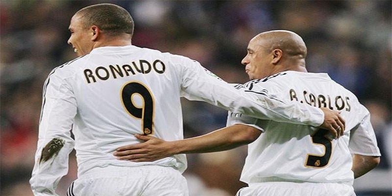 Roberto Carlos mang áo số 3 ở Real Madrid và thể hiện sự xuất sắc
